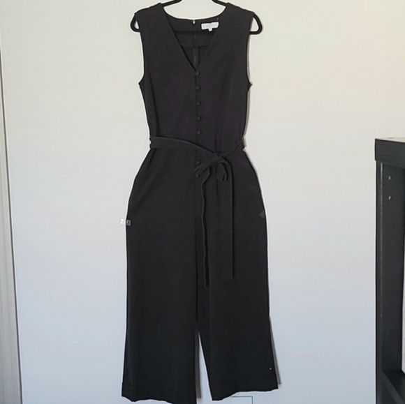 PEARL by Lela Rose Stretch Jumpsuit Sz 8 - Picture 4 of 16